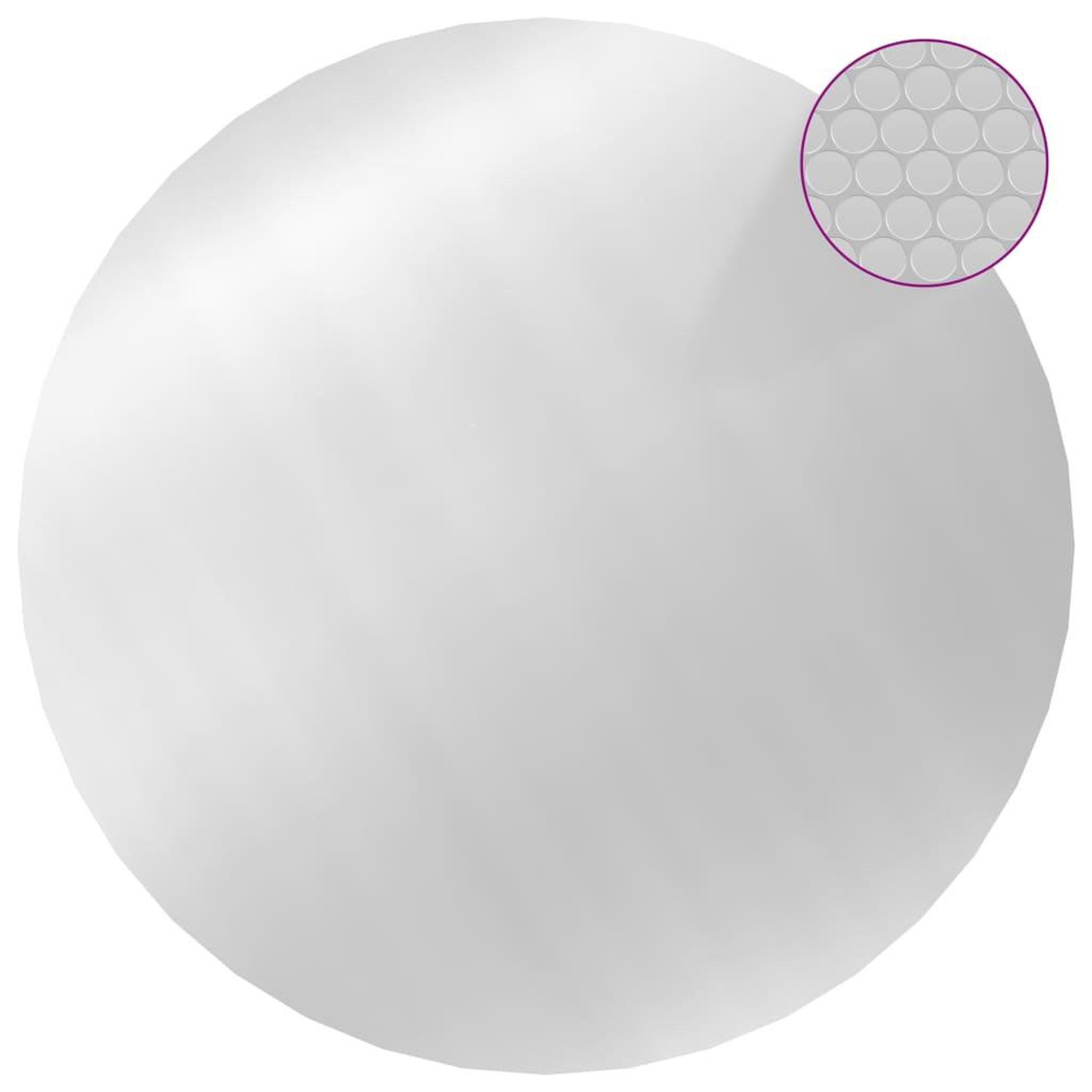 Voir la diapositive 3 : VIDAXL Couverture de piscine Argente 455 cm PE