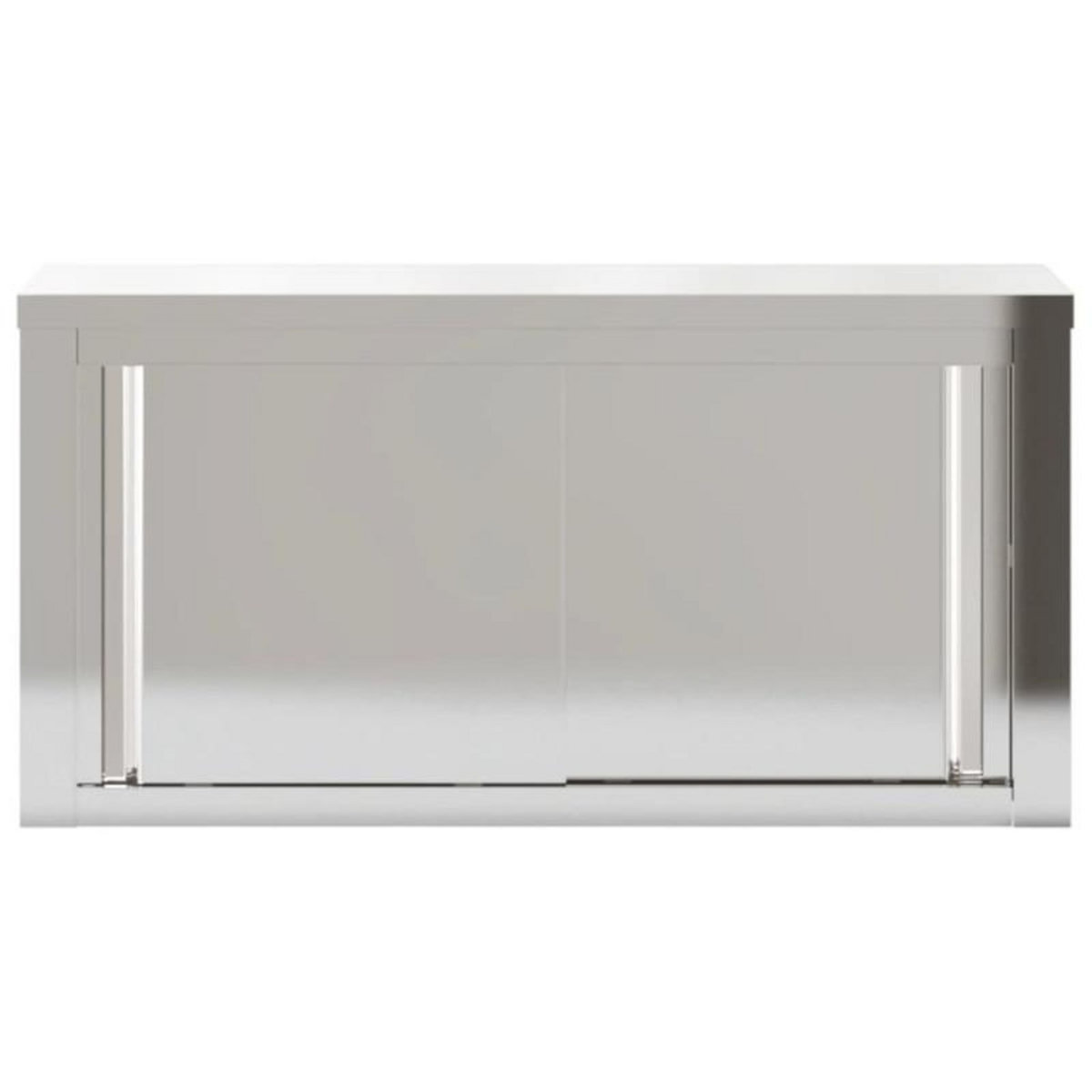 VIDAXL Armoire murale de cuisine avec portes coulissantes inox