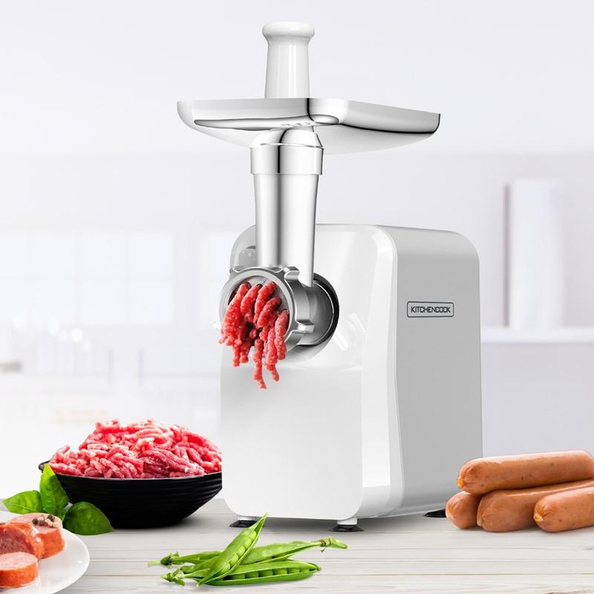 Voir la diapositive 2 : KITCHENCOOK Kitchencook - mg1300 - hachoir à viande électrique - 1300 w - fonction marche arrière