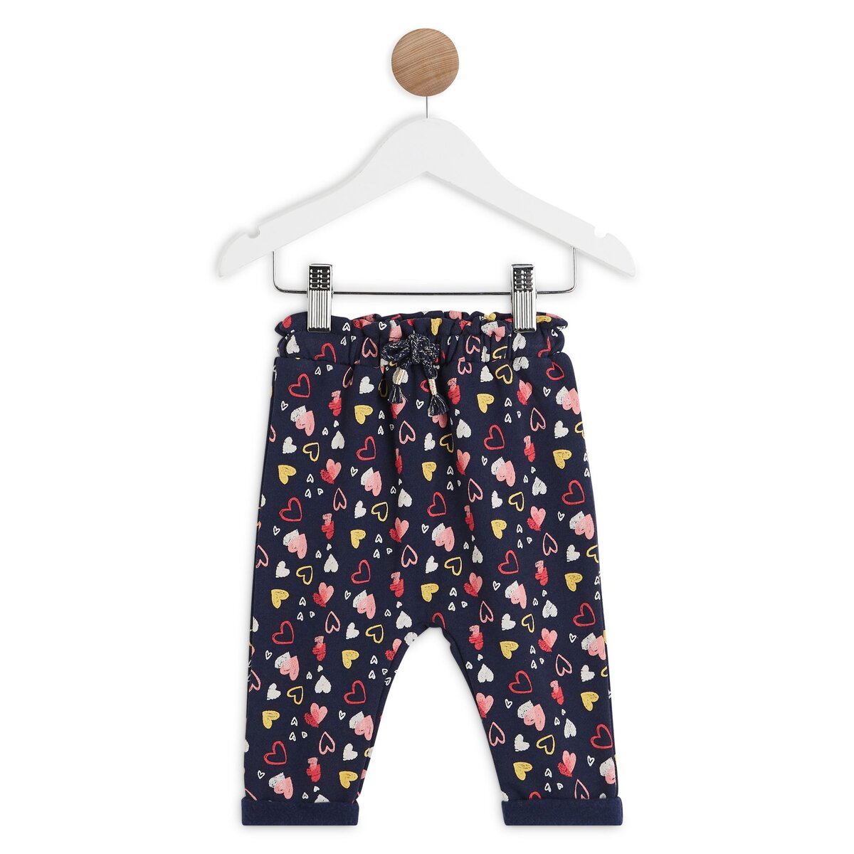IN EXTENSO Pantalon bleu marine bébé fille