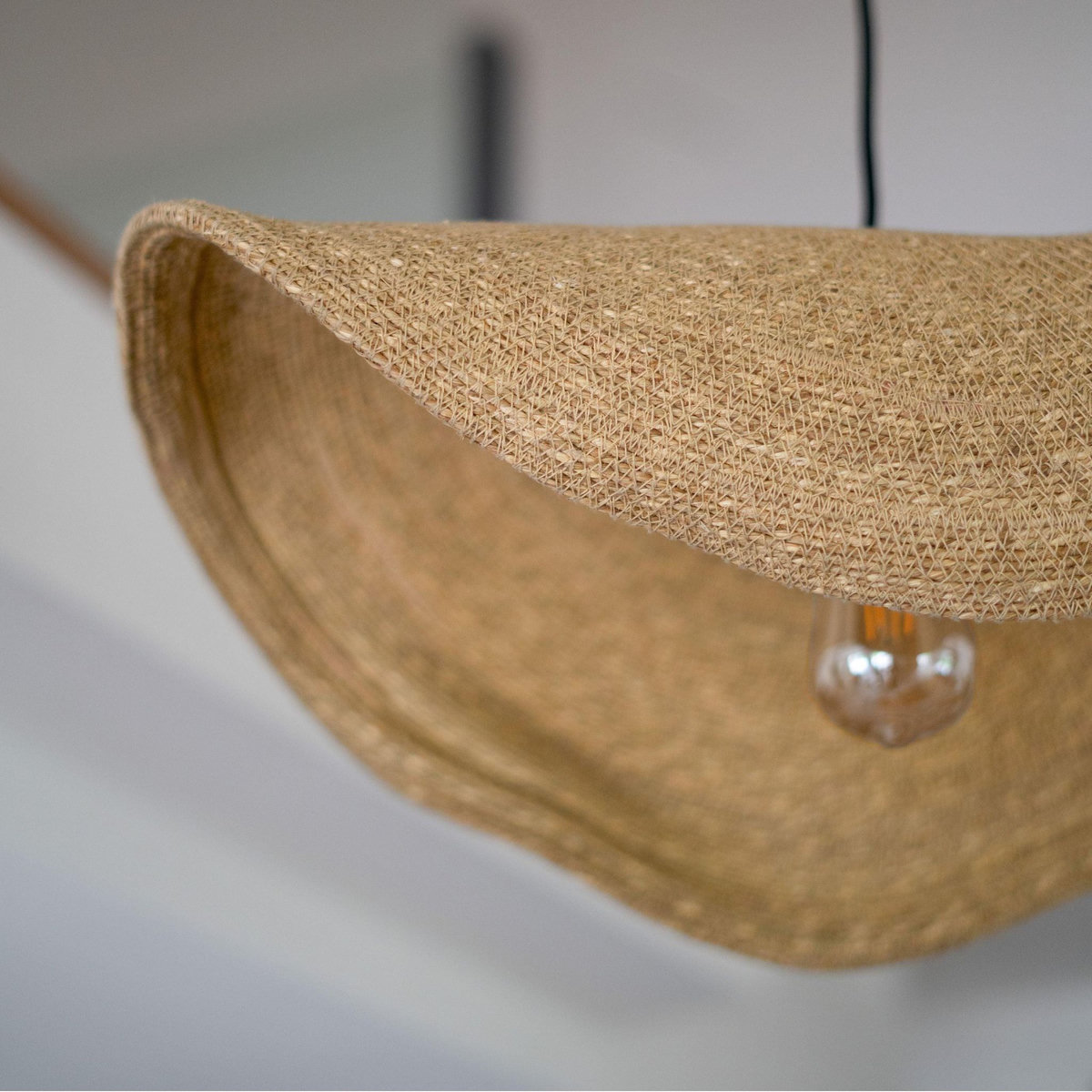 Rendez vous déco Suspension en matière naturelle et métal 61 cm-Maho