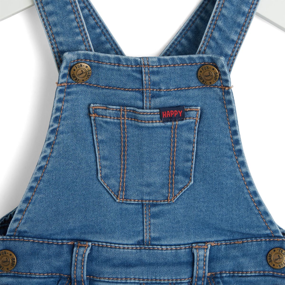 INEXTENSO Salopette en jean bébé garçon