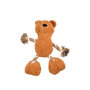 Voir la diapositive 1 : LOVE STORY Peluche ours en corde pour chien - Marron