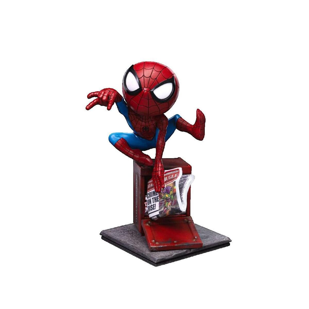IRON STUDIOS Figurine Iron Studios Spider-Man Mini Co. costume classique bleu et rouge