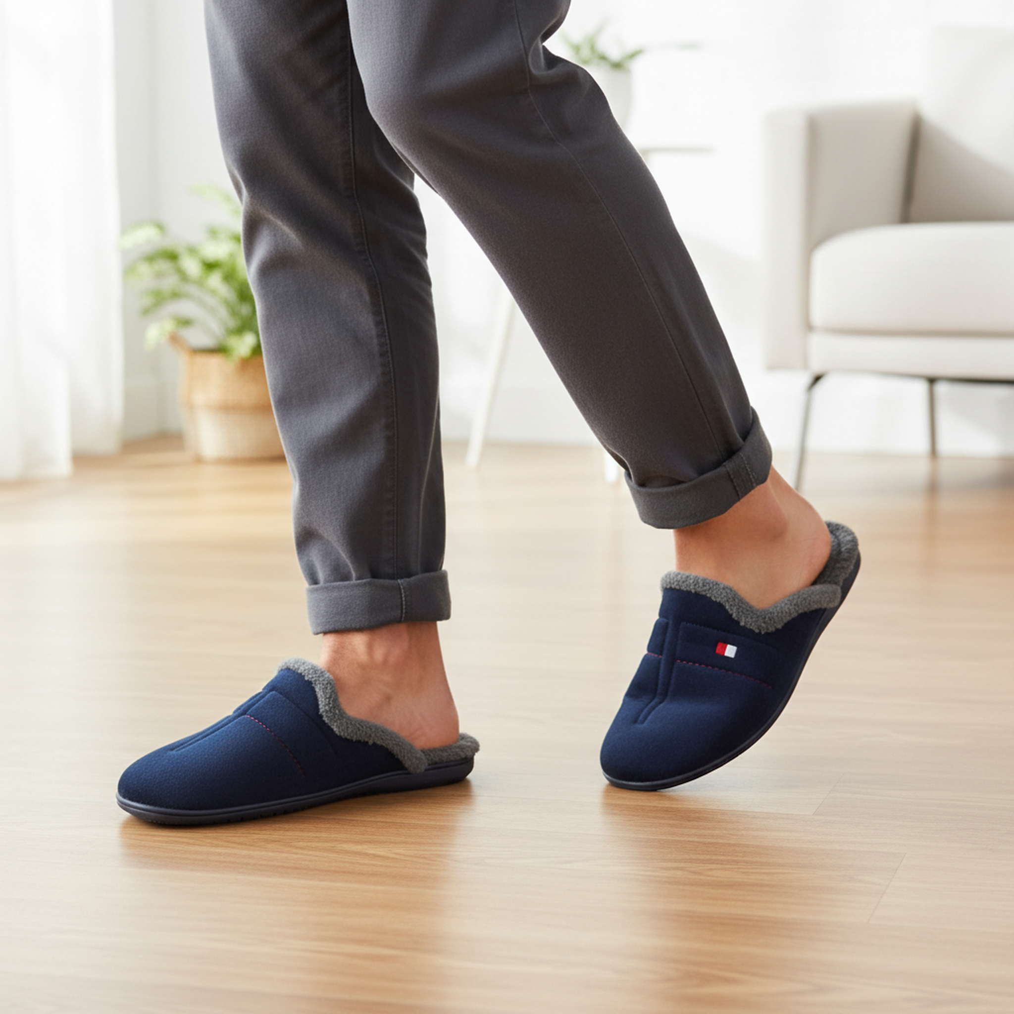 Voir la diapositive 2 : OZABI Ozabi pantoufles mules homme fabriquées en espagne, motifs fantaisie