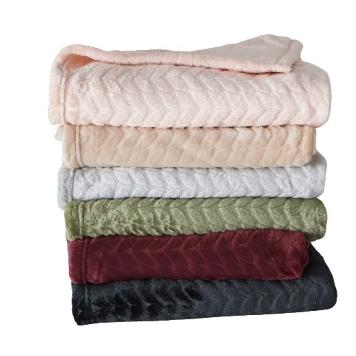 ACTUEL Plaid uni en flanelle 230gsm