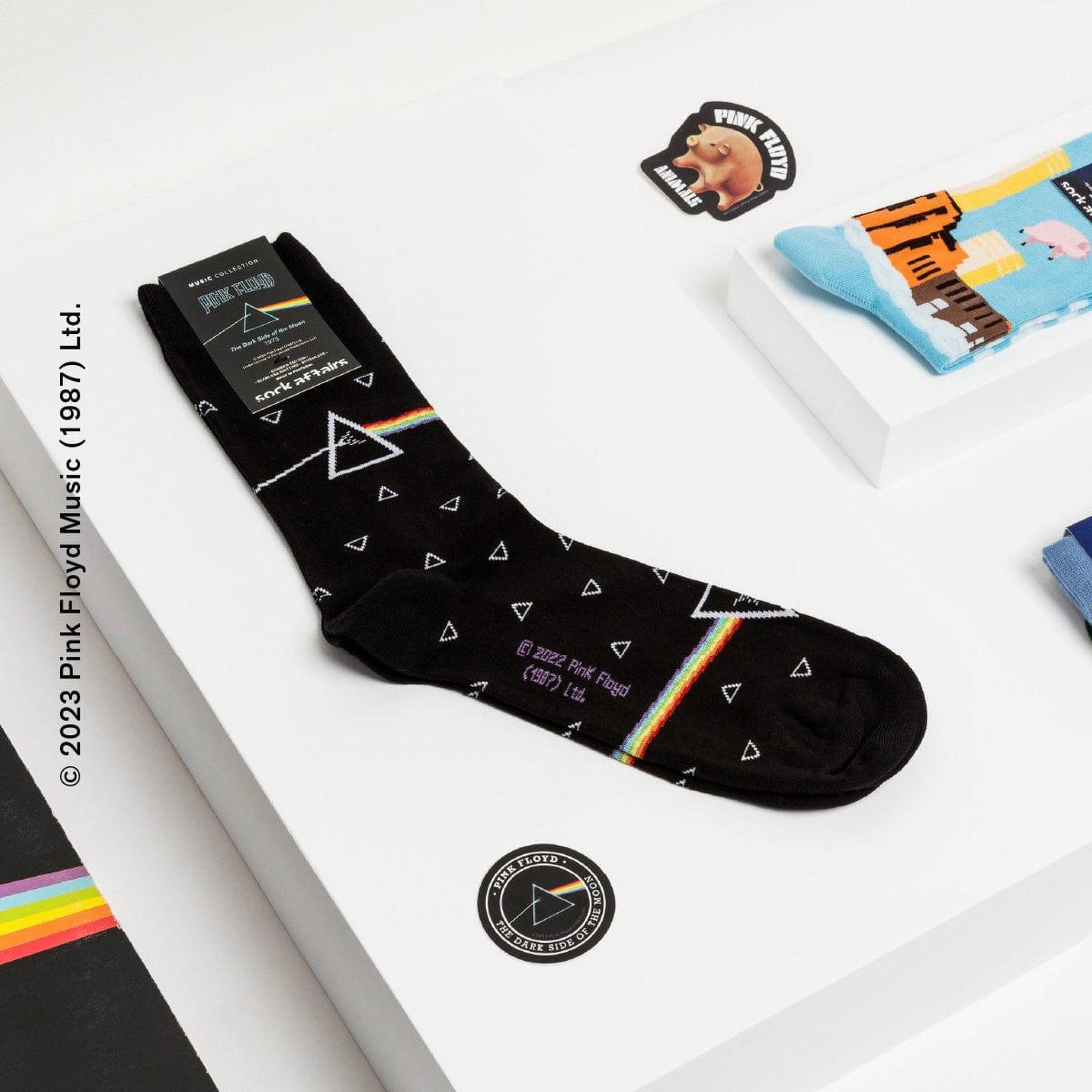 Voir la diapositive 3 : SOCK AFFAIRS Coffret de chaussettes pink floyd