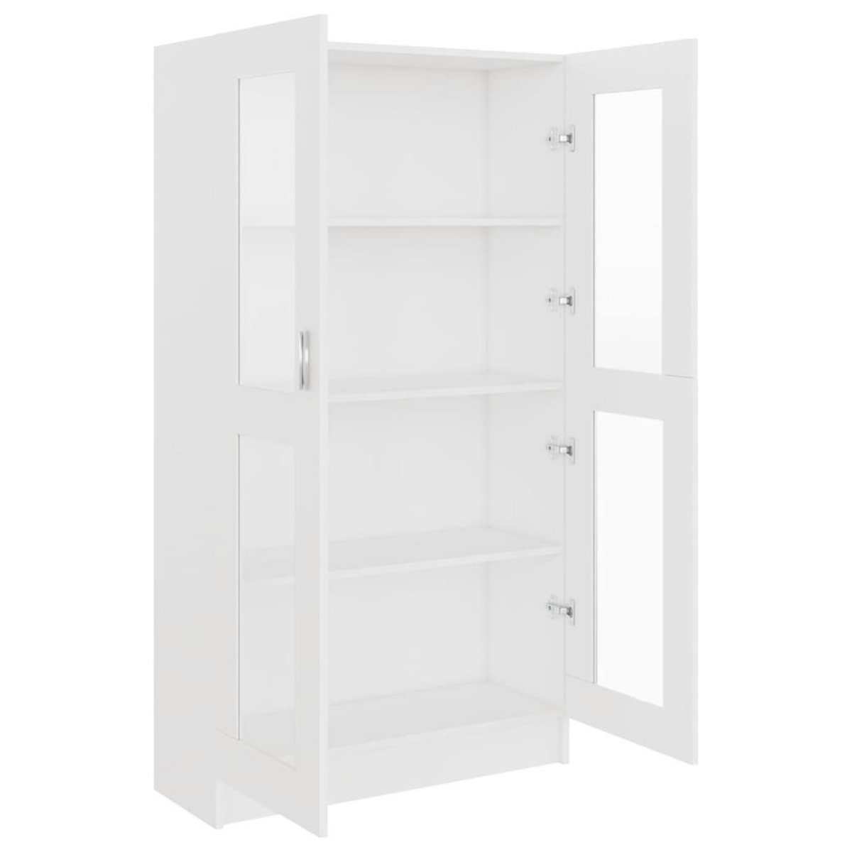 VIDAXL Armoire a vitrine Blanc 82,5x30,5x150 cm Bois d'ingenierie