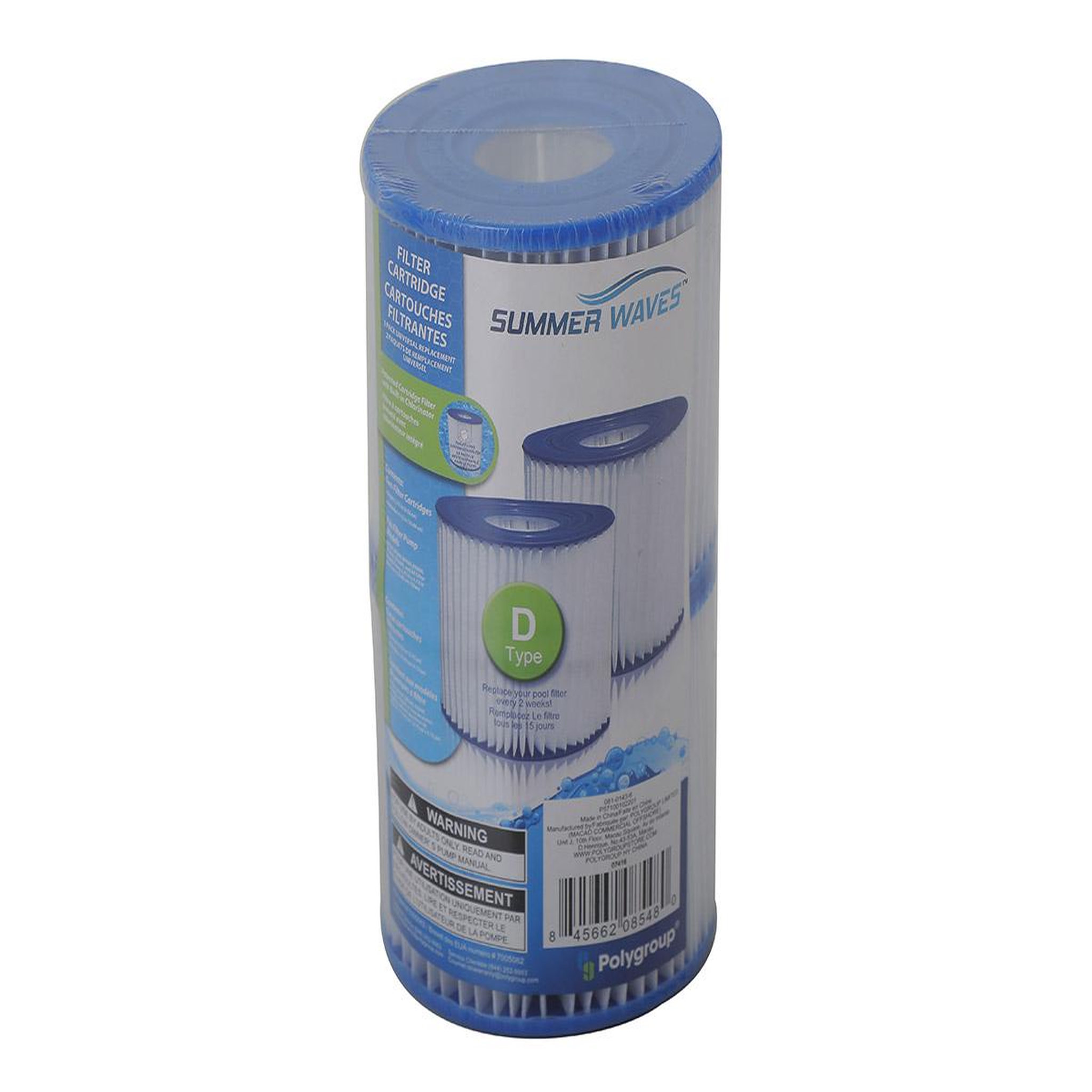 Voir la diapositive 3 : SUMMER WAVES Lot de 2 cartouches de filtration D - Summer Waves