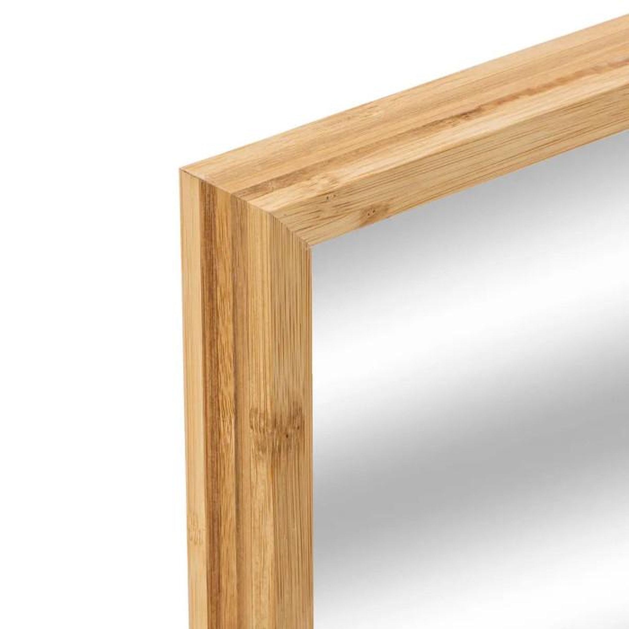 Voir la diapositive 2 : FIVE Miroir Mural  Bambou  44cm Naturel