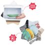 Voir la diapositive 3 : BADABULLE Assiettes antidérapantes (Lot de 3) Badabulle