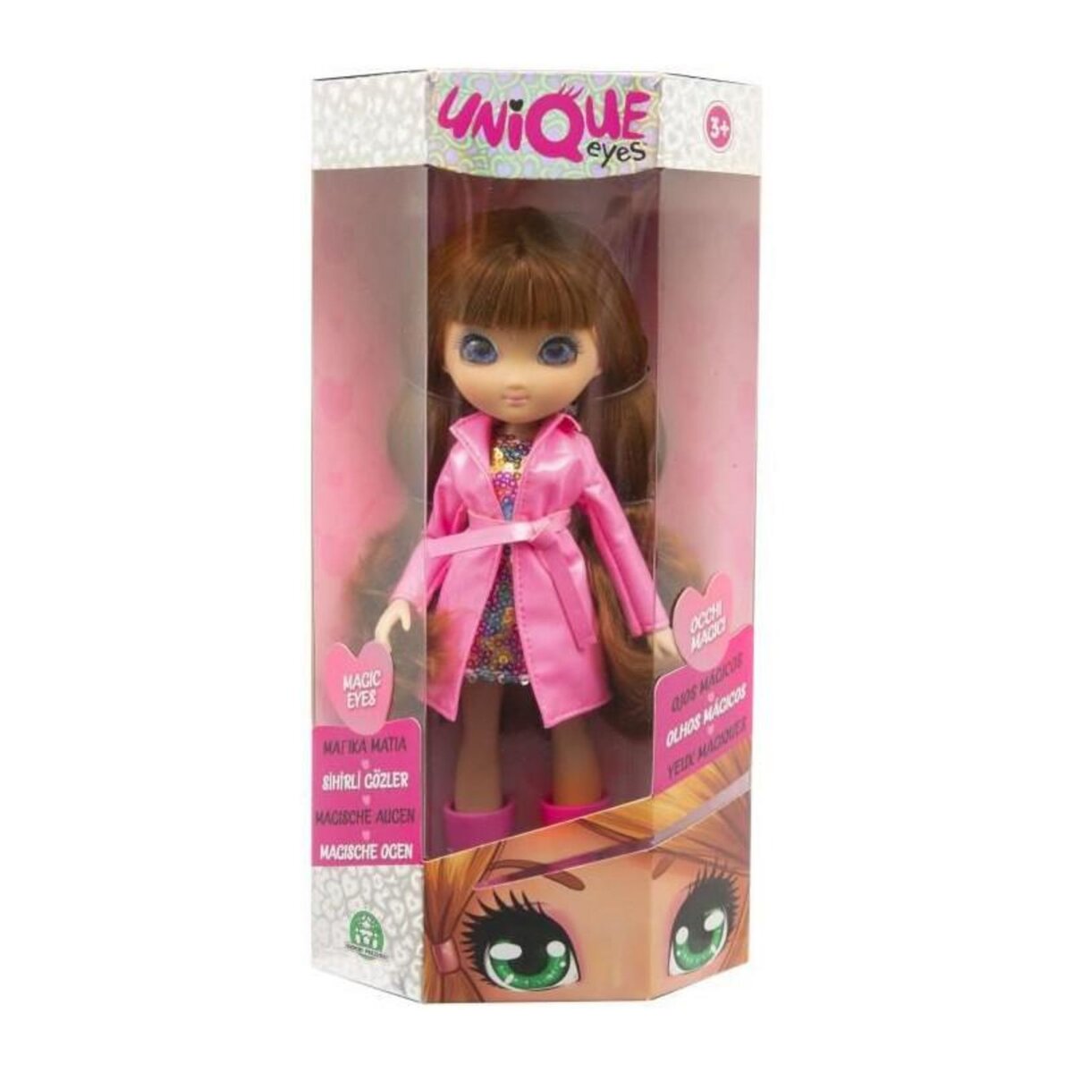 Giochi Preziosi UNIQUE EYES, Poupée de 25 cm - Sophia, Avec leur regard qui te suit des yeux , avec vetements, Jouet pour enfants des 3 ans, MY