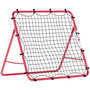 Voir la diapositive 1 : HOMCOM Filet de rebond football pliable réglable 5 angles - acier - 103x72x89cm - rouge