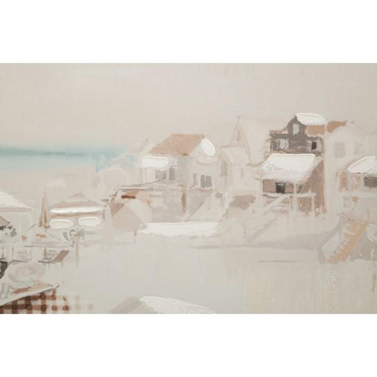 Paris Prix Toile Imprimée Déco  Beach  80x120cm Multicolore