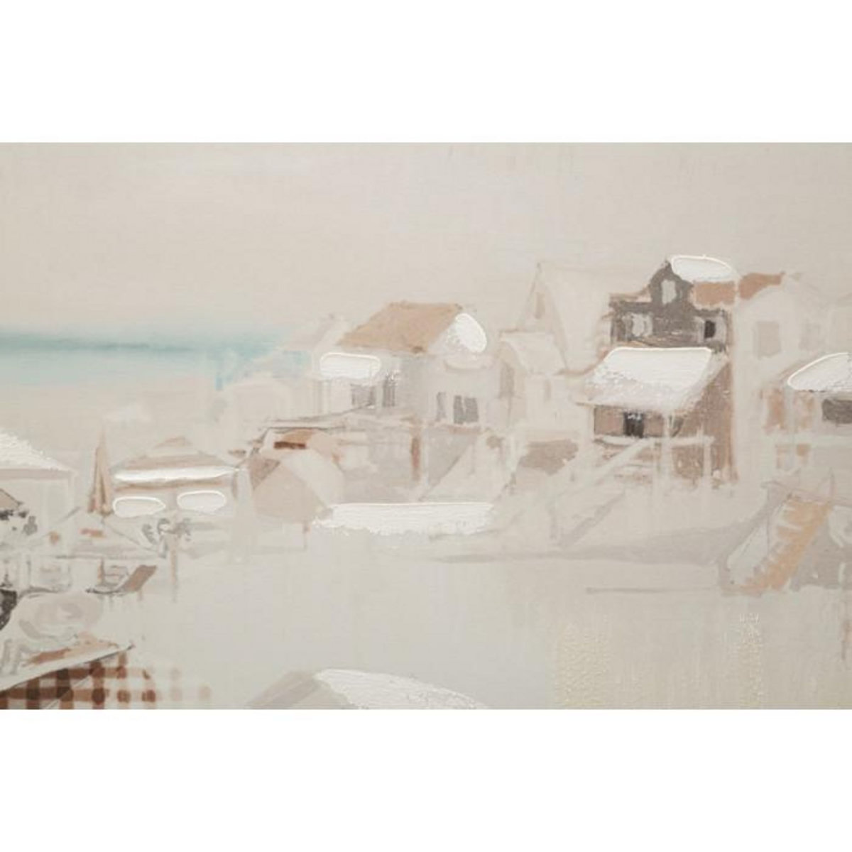 Paris Prix Toile Imprimée Déco  Beach  80x120cm Multicolore