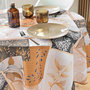 Voir la diapositive 2 : Paris Prix Nappe Ronde Antitache Imprimé  Faya  180cm Naturel