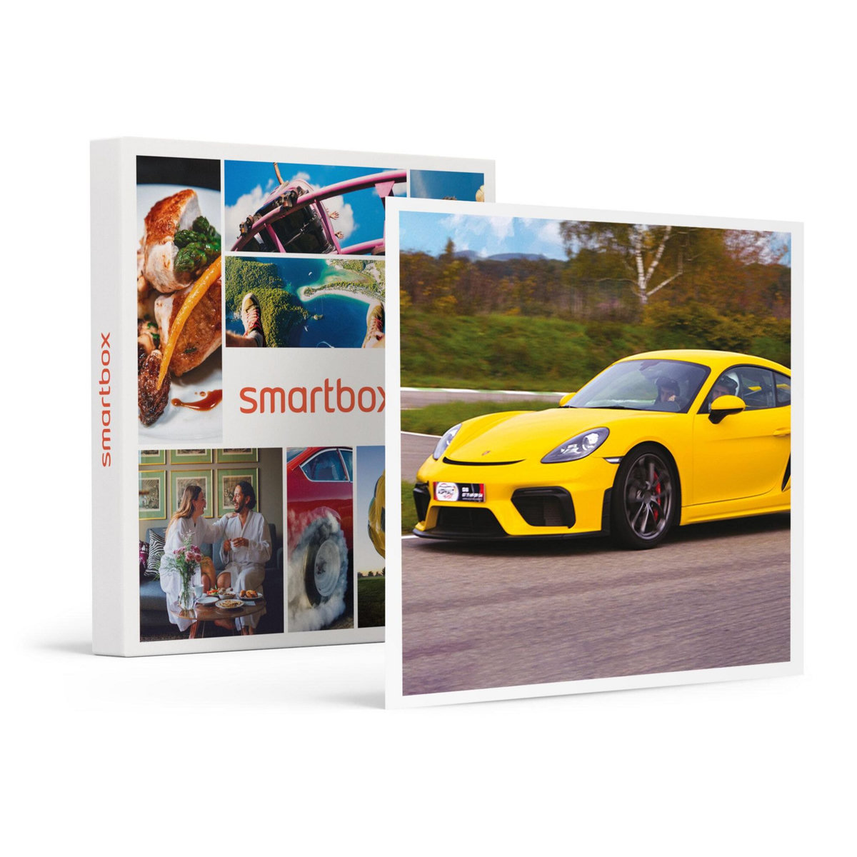 Smartbox Pilotage d'une Porsche GT4 Clubsport pendant 4 tours sur le circuit Vaison Piste - Coffret Cadeau Sport & Aventure