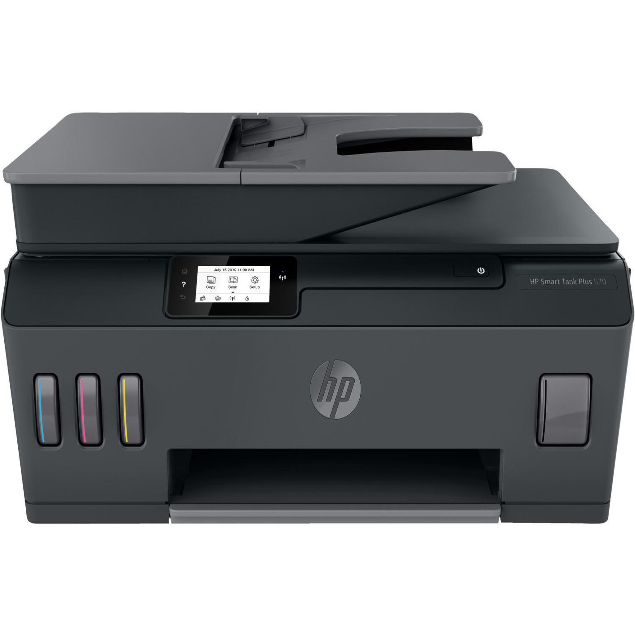 Voir la diapositive 2 : HP Imprimante jet d'encre hp 193424413348 smart tank plus 570 a4 4800x1200 dpi 11 ppm wi-fi noir
