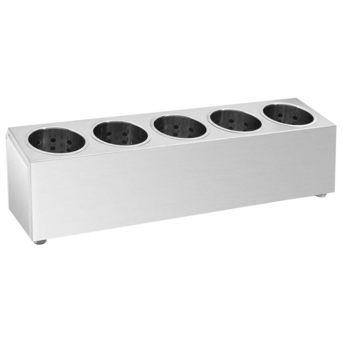 VIDAXL Porte couverts 5 grilles Rectangulaire Acier inoxydable