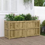 VIDAXL Jardiniere 150x50x70 cm bois de pin impregne