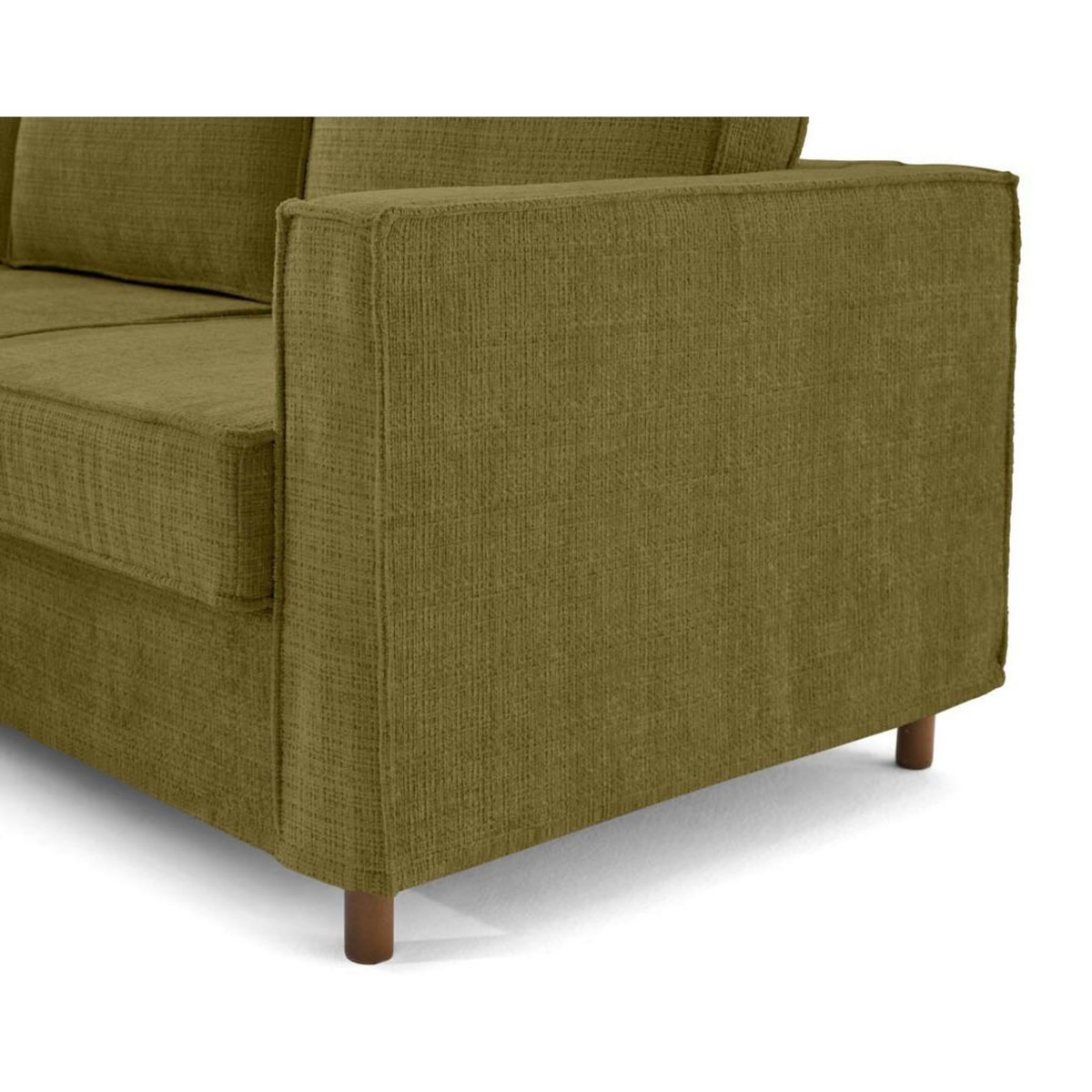 LISA DESIGN Jake - canapé déhoussable d'angle gauche 5 places en velours texturé