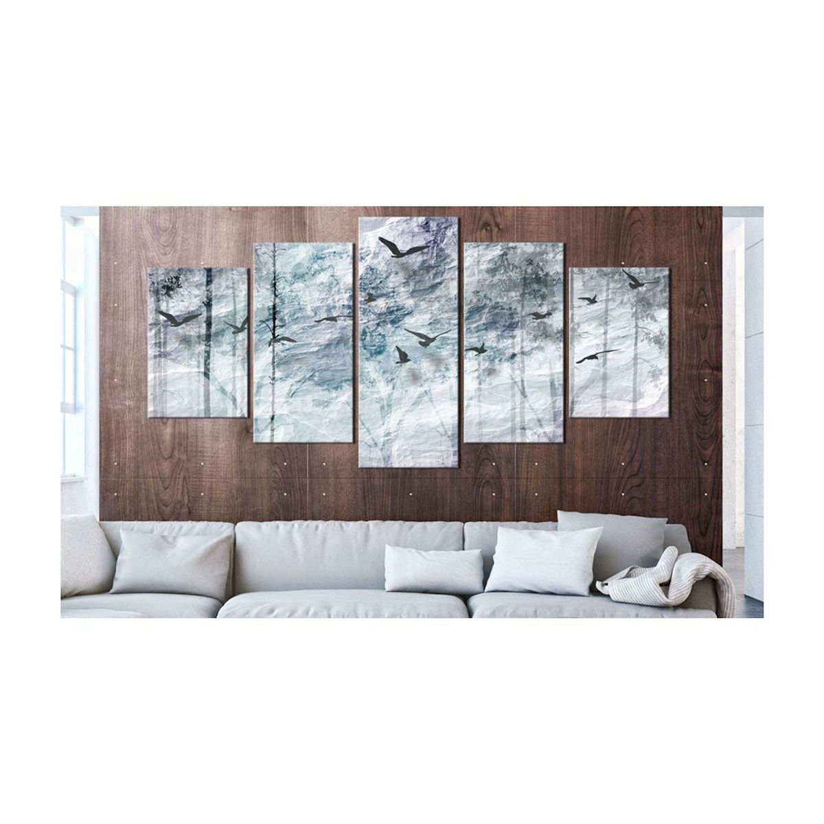 Paris Prix Tableau Imprimé  Forêt Bleue
