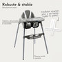 Voir la diapositive 3 : Monsieur Bébé Chaise haute bébé réglable hauteur et tablette