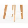 Voir la diapositive 2 : Paris Prix Table d'Appoint Design  Kensal  55cm Chêne & Blanc
