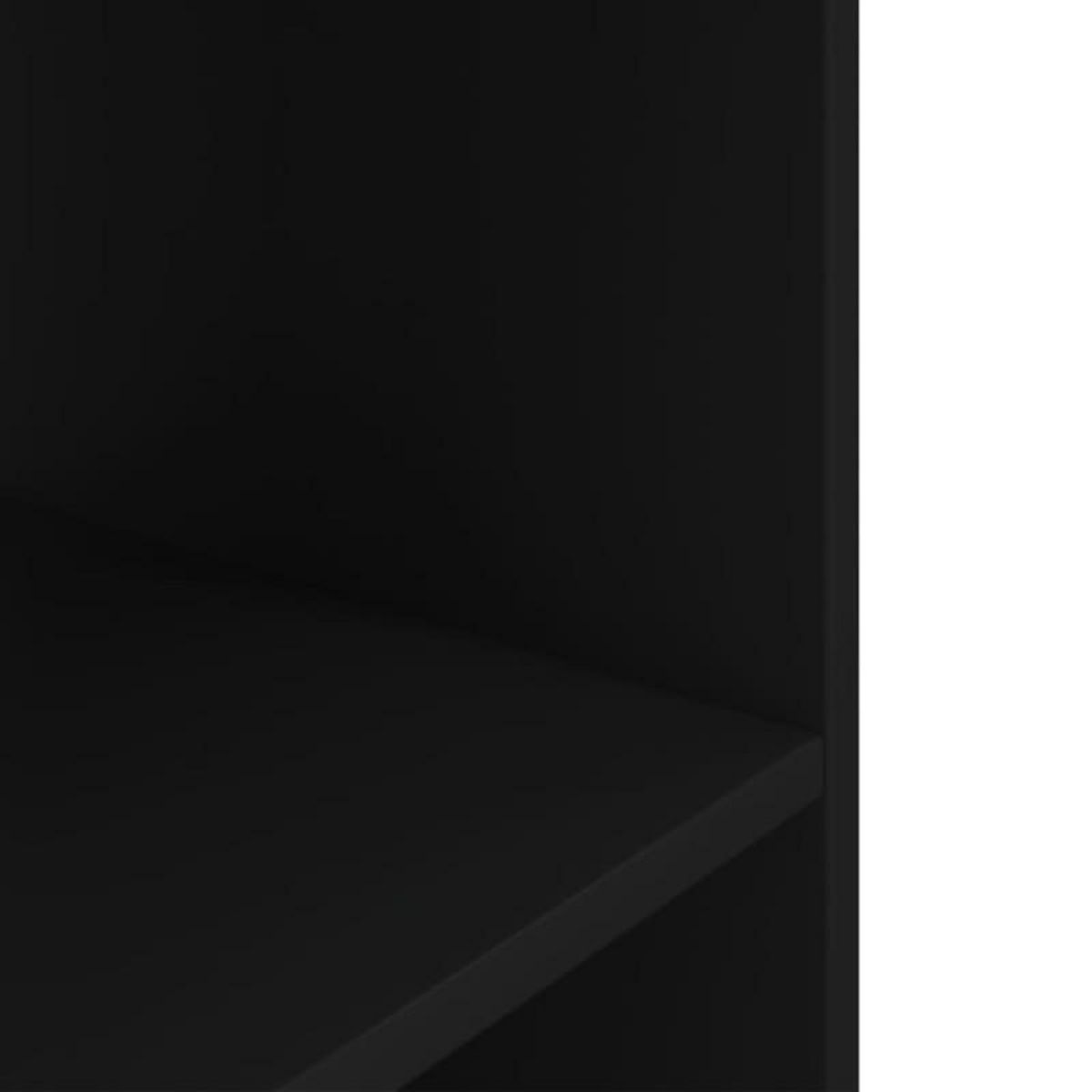 VIDAXL Support pour aquarium noir 100x40x60 cm bois d ingénierie