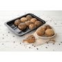 Voir la diapositive 2 : ZENKER Lot avec 1 Moule 12 mini pains 36 x 27 cm, 1 spatule Zenker et 2 bols à mixer en inox Fackelmann