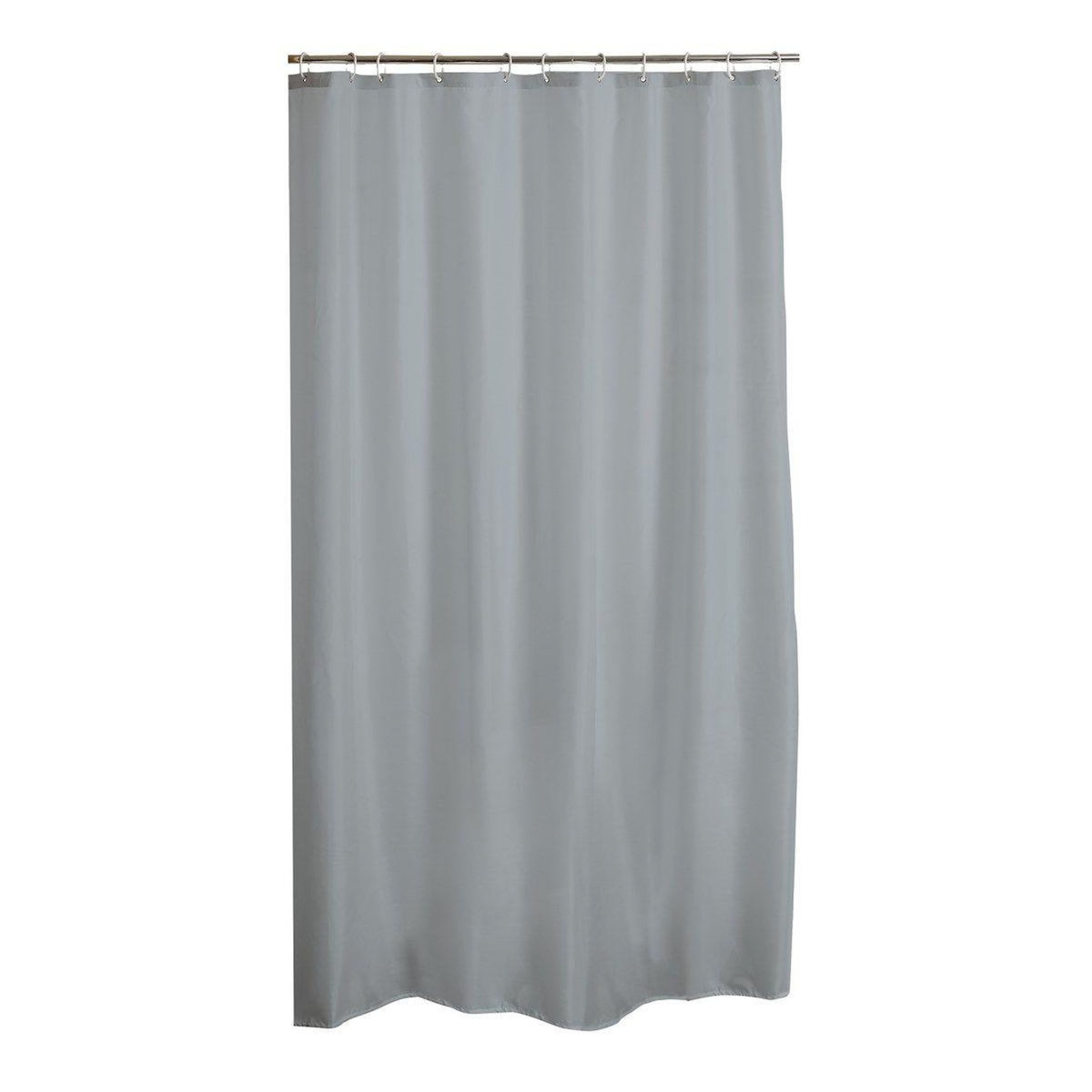 Paris Prix Rideau de Douche PEVA  Vitamine II  180x200cm Gris Clair