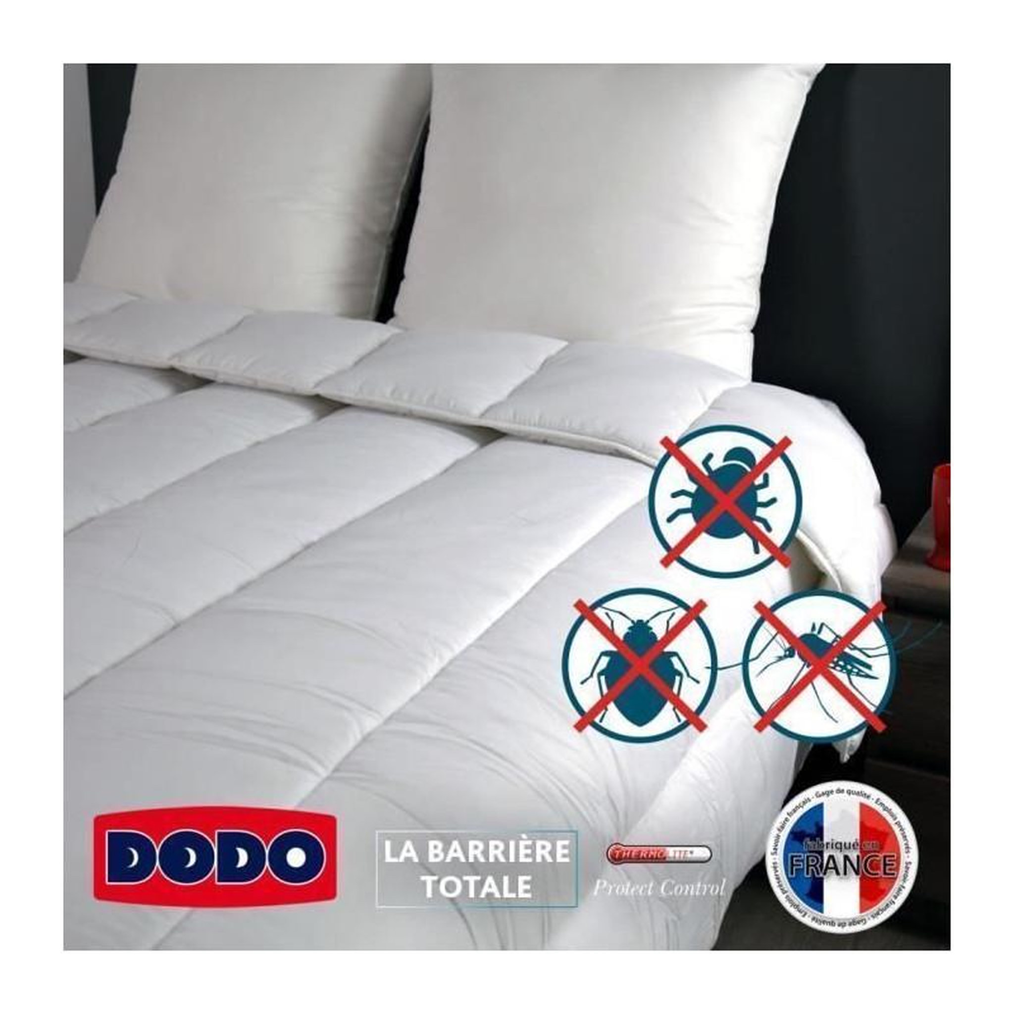 Voir la diapositive 3 : DODO DODO Couette temperee MULTIPROTECT - 200 x 200 cm