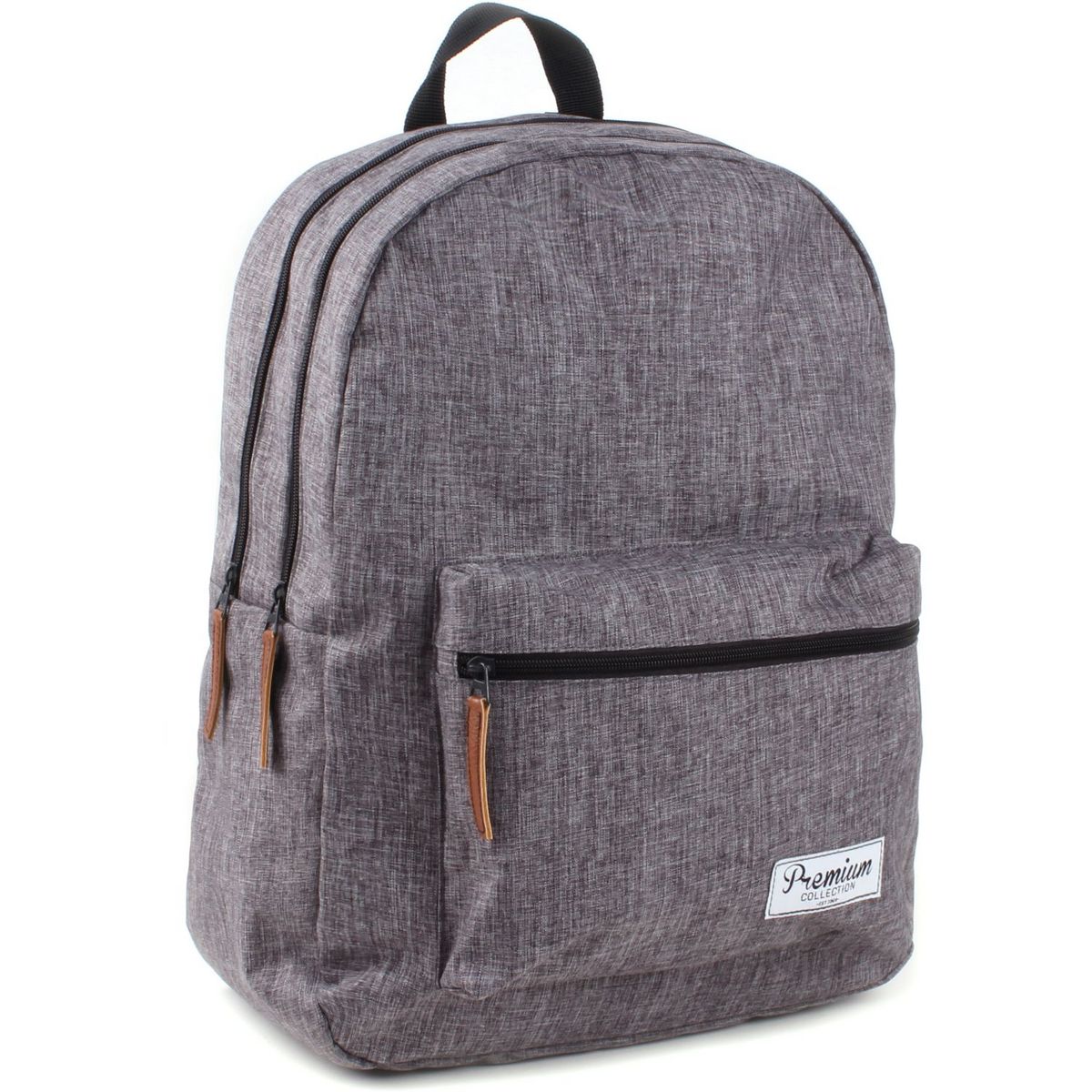 Sac à dos 2 compartiments gris Premium