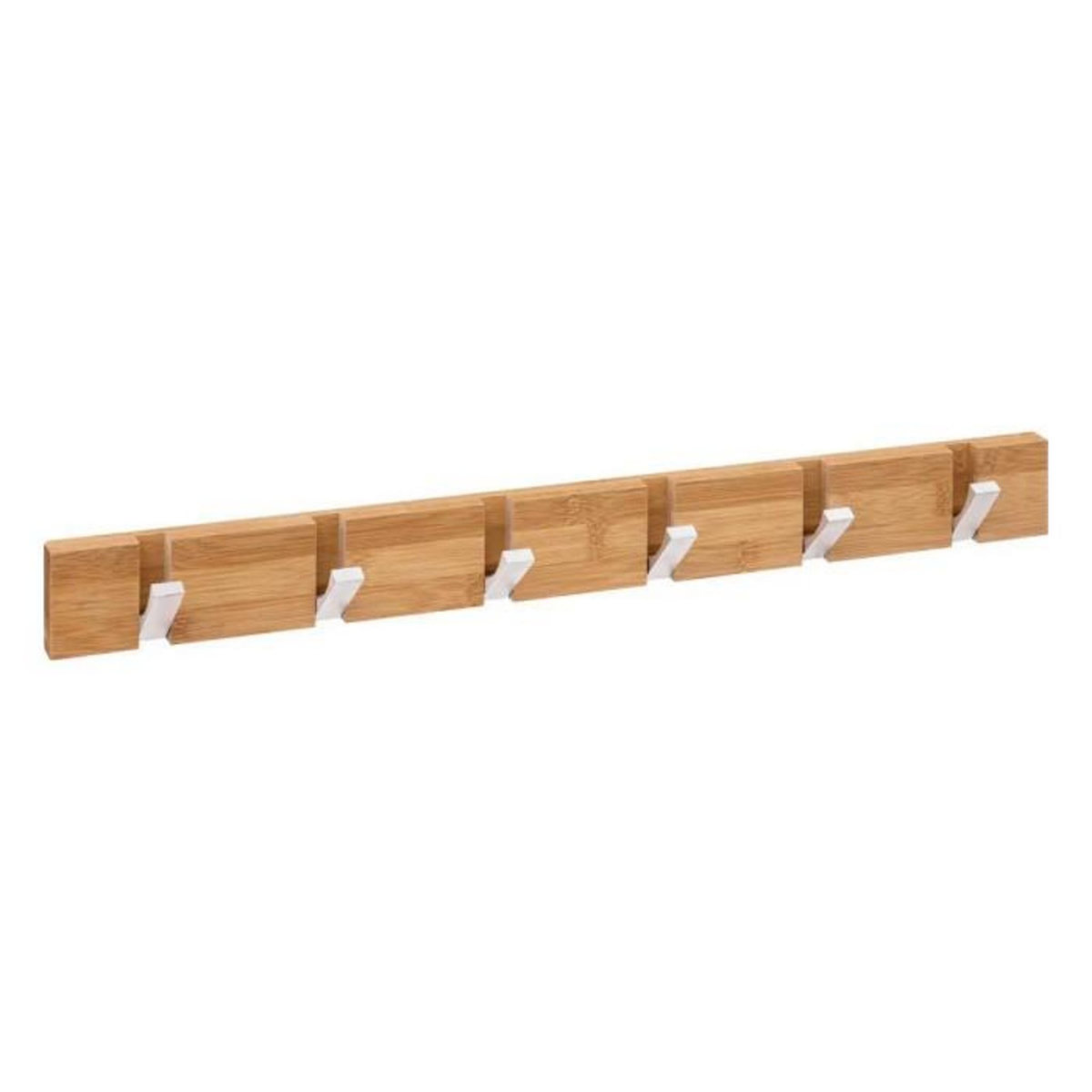 FIVE Patère Murale Bambou  6 Têtes  59cm Beige