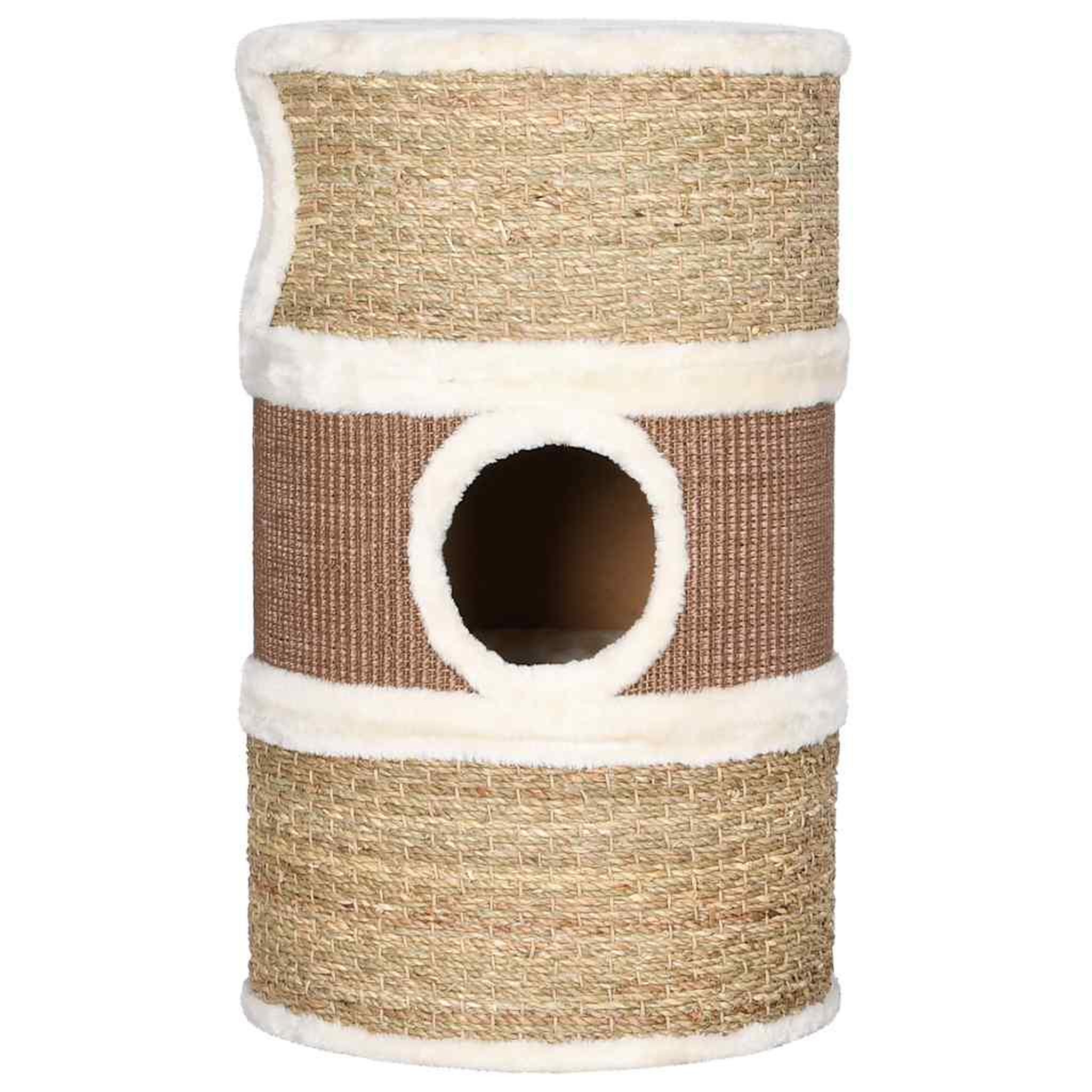 Voir la diapositive 3 : VIDAXL Tonneau a gratter pour chats 60 cm herbiers marins