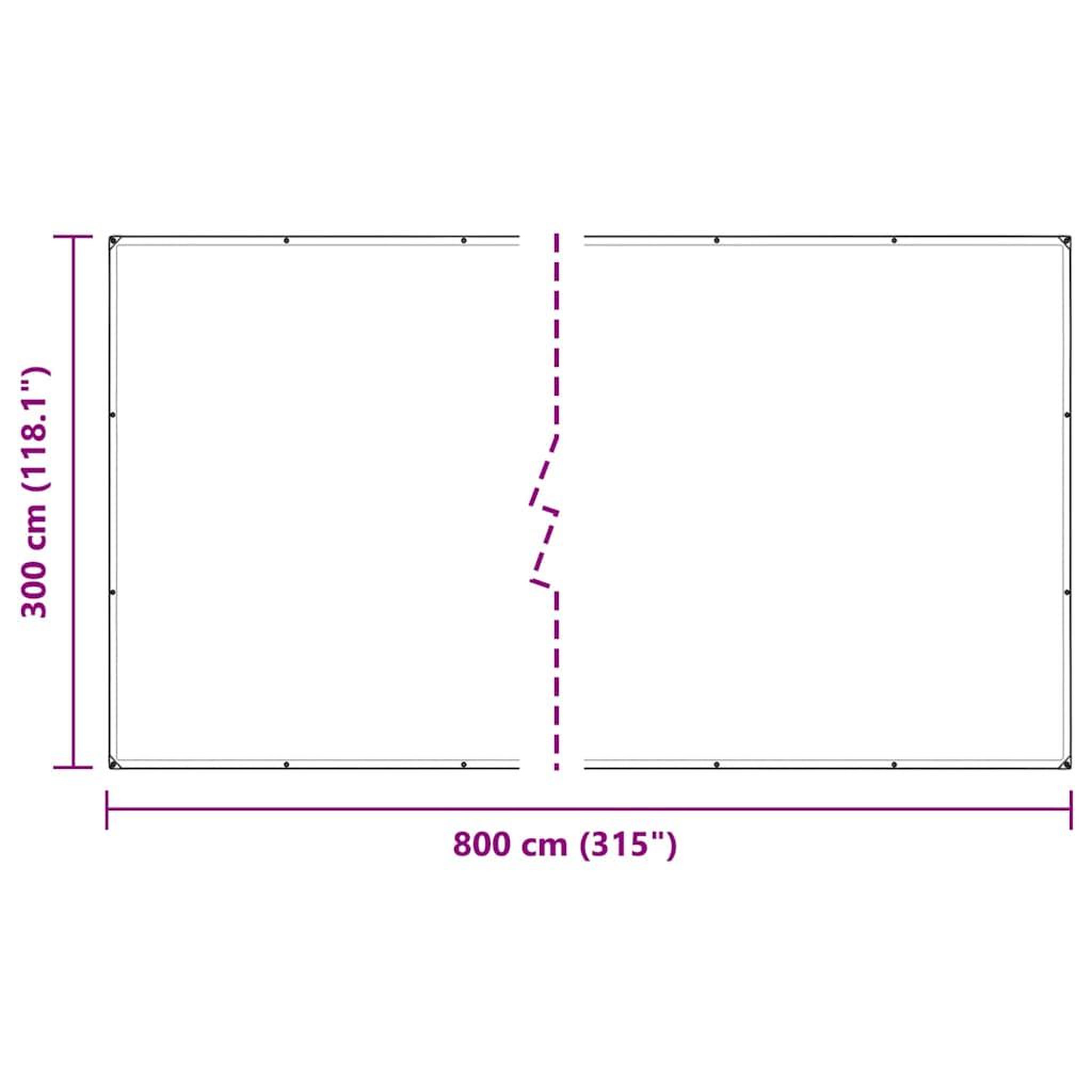 Voir la diapositive 6 : VIDAXL Bache transparente avec œillets 3x8 m polyethylene