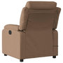 Voir la diapositive 4 : VIDAXL Fauteuil de massage inclinable Marron Tissu