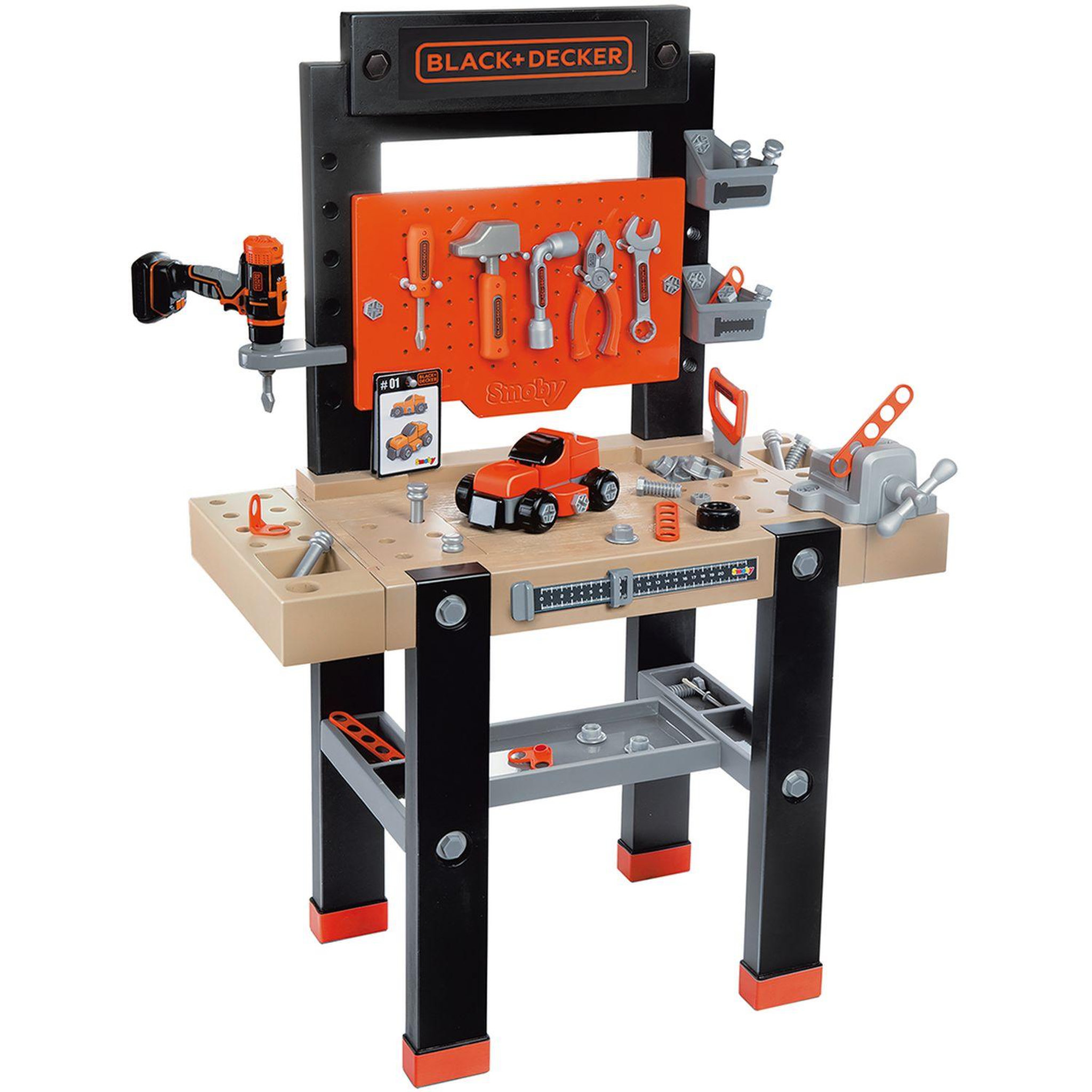 Voir la diapositive 2 : SMOBY Etabli Bricolo Center Black & Decker