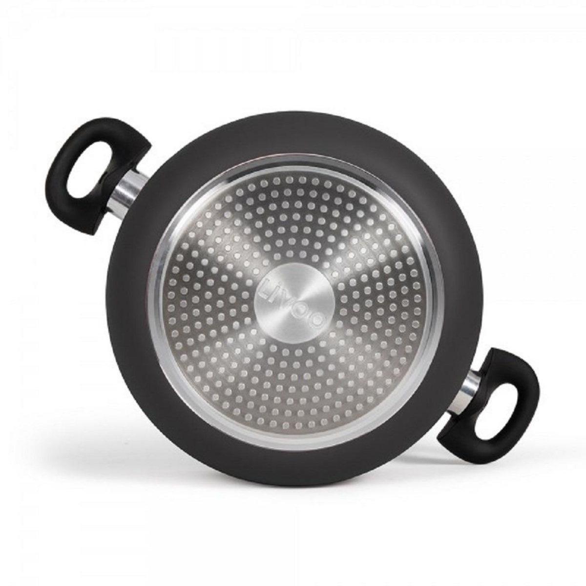 LIVOO Faitout aluminium 24cm avec couvercle - MEP150N