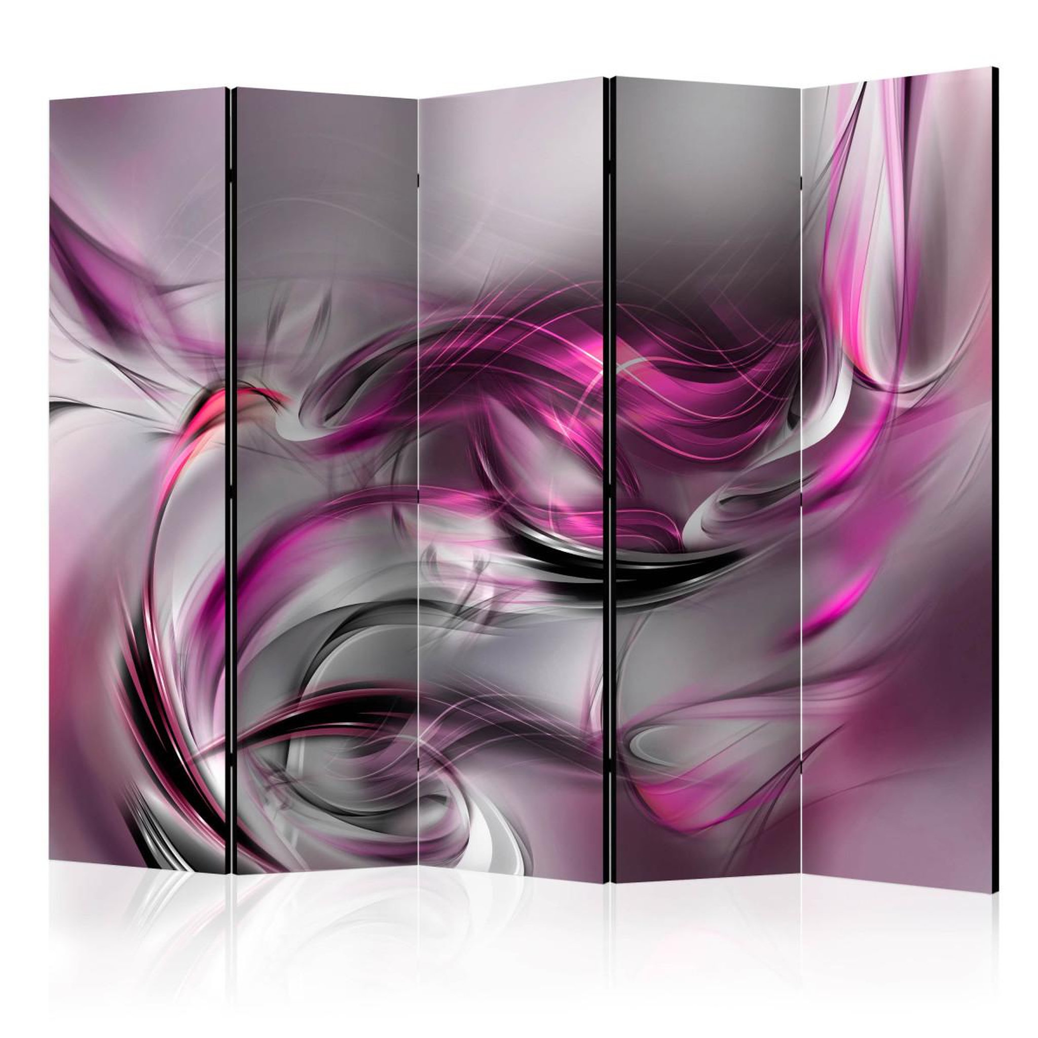 Paris Prix Paravent 5 volets  pink swirls ii  172x225cm