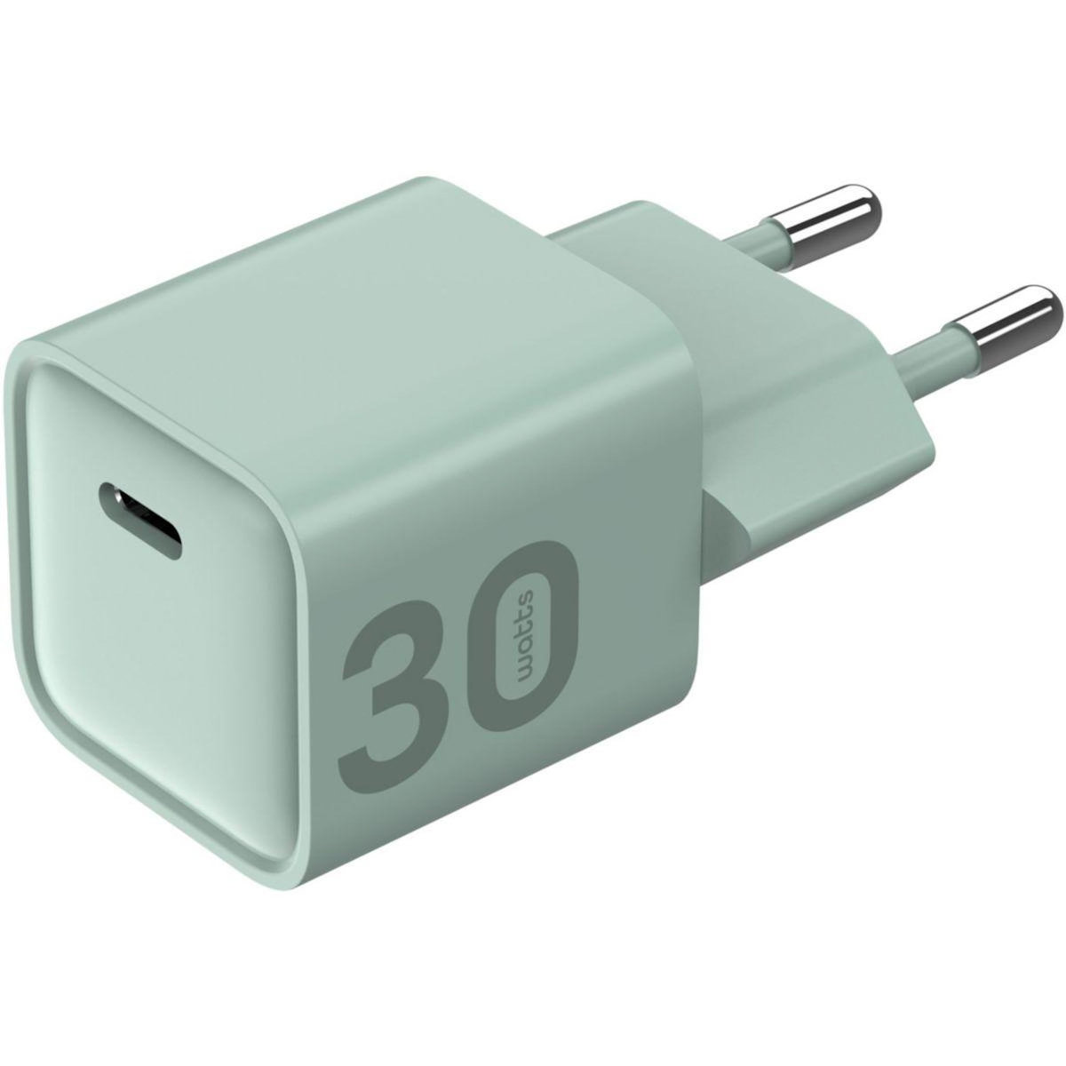 ESSENTIEL B Chargeur USB-C 30W vert métallisé