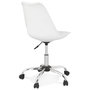 Voir la diapositive 4 : Paris Prix Chaise de Bureau Design  Amidon  81cm Blanc