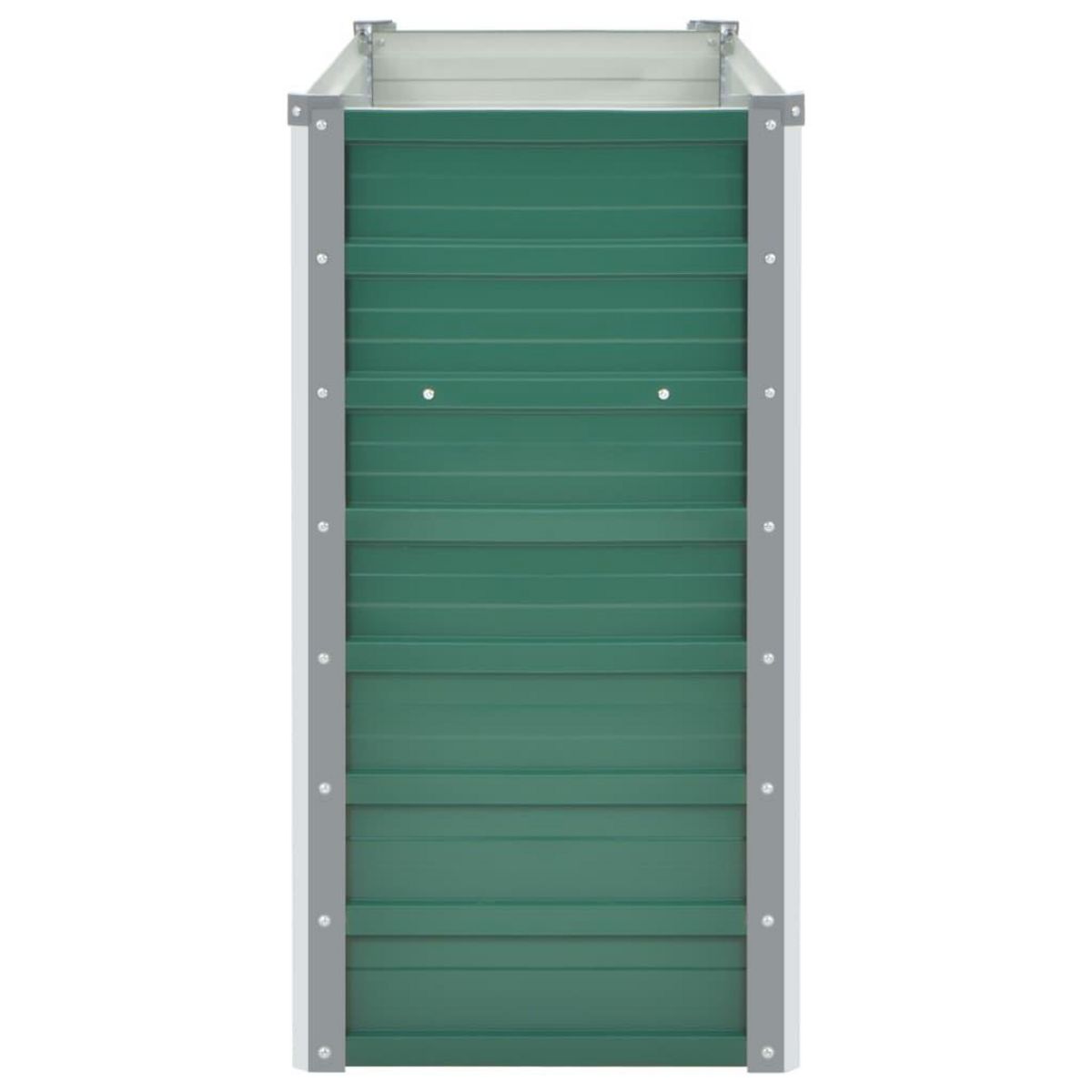 VIDAXL Lit sureleve de jardin Acier galvanise 160x40x77 cm Vert