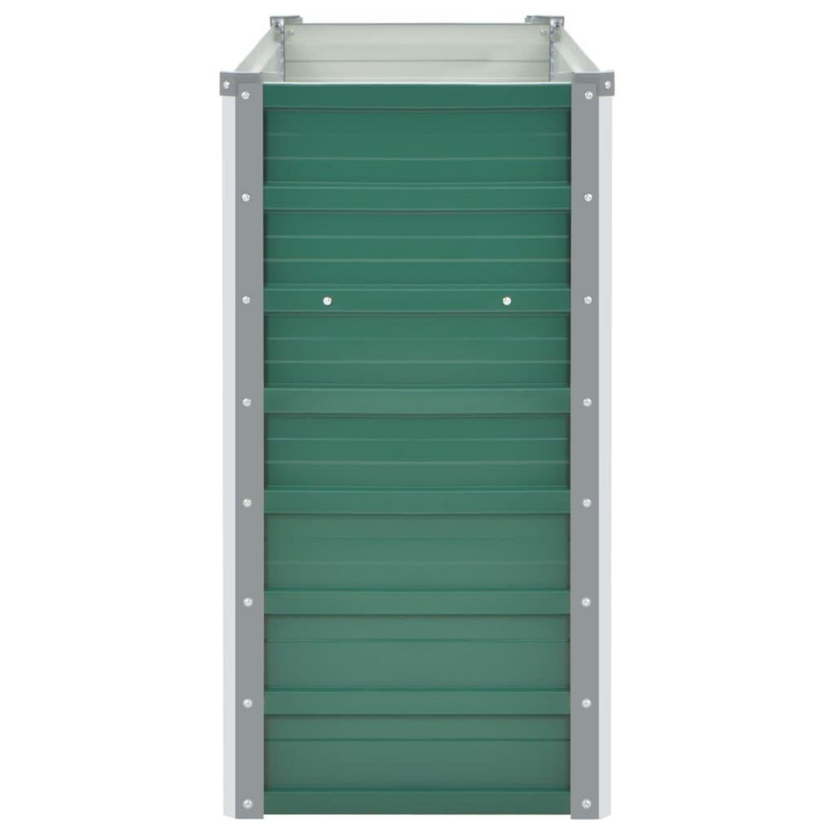 VIDAXL Lit sureleve de jardin Acier galvanise 160x40x77 cm Vert