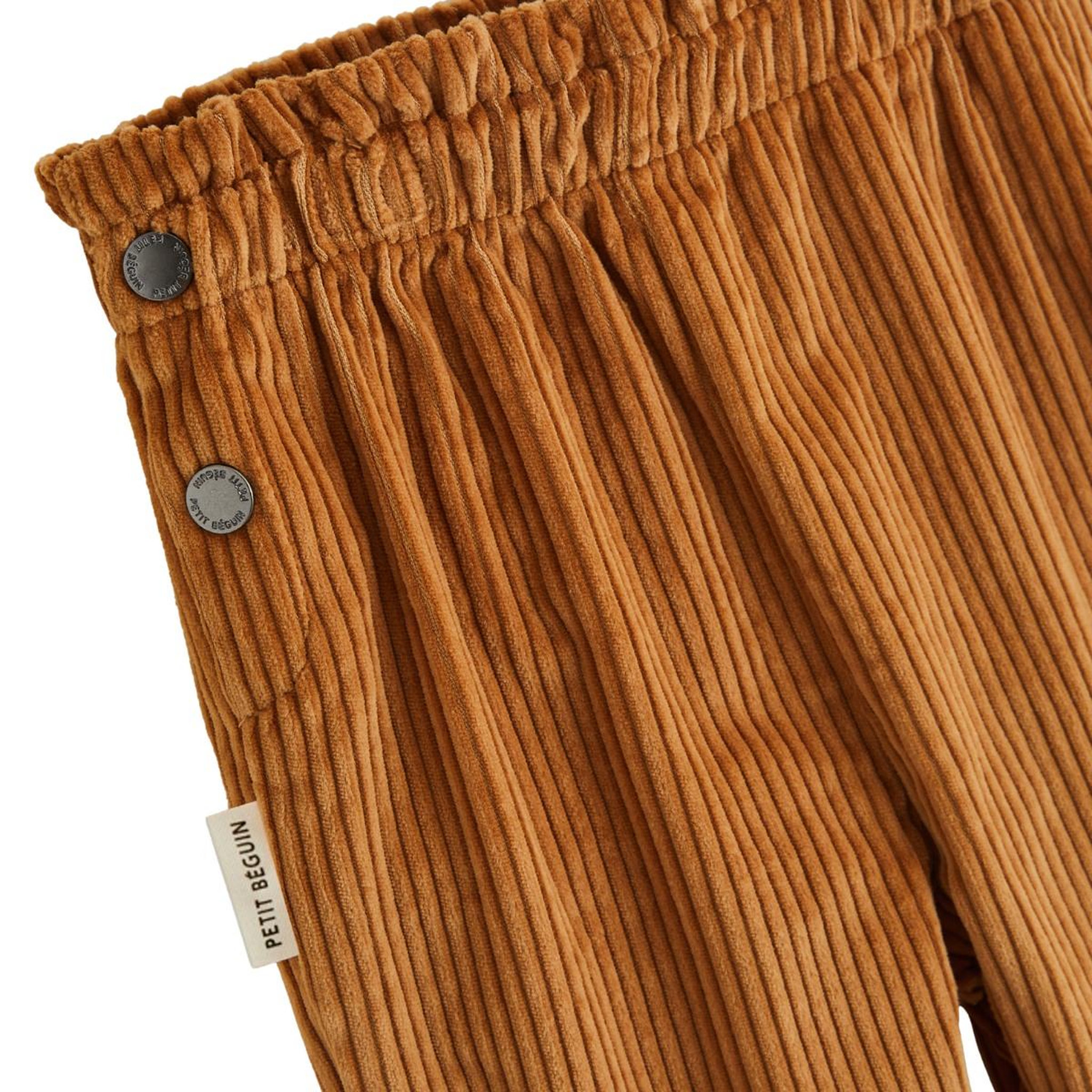 Voir la diapositive 3 : PETIT BEGUIN Pantalon bébé en velours côtelé cléo