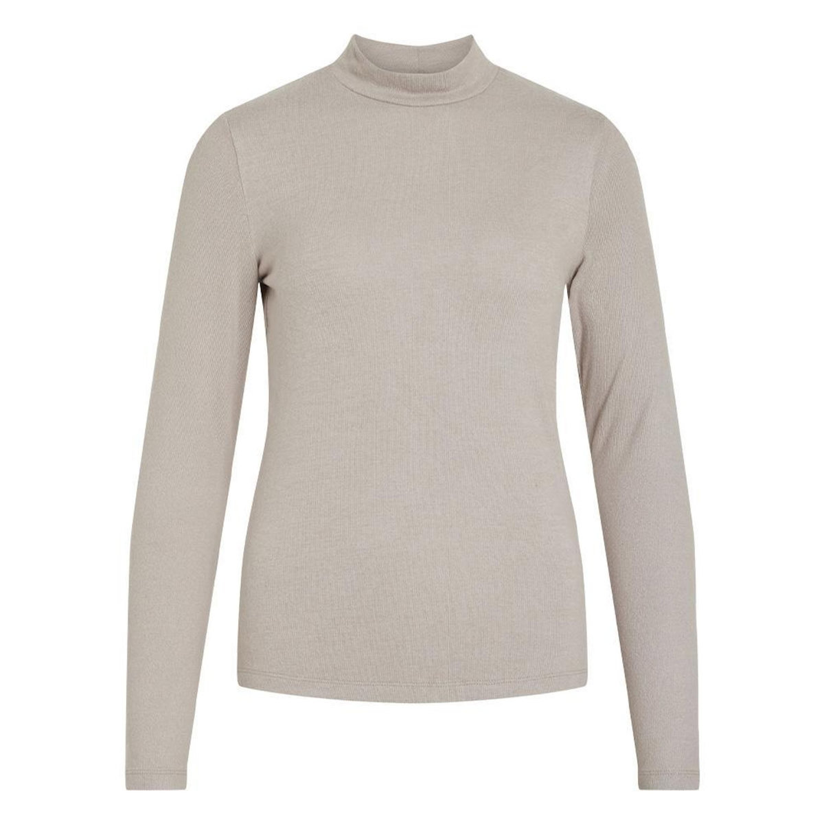 Vila T-Shirt Manches Longues Beige Femme Vila Soline