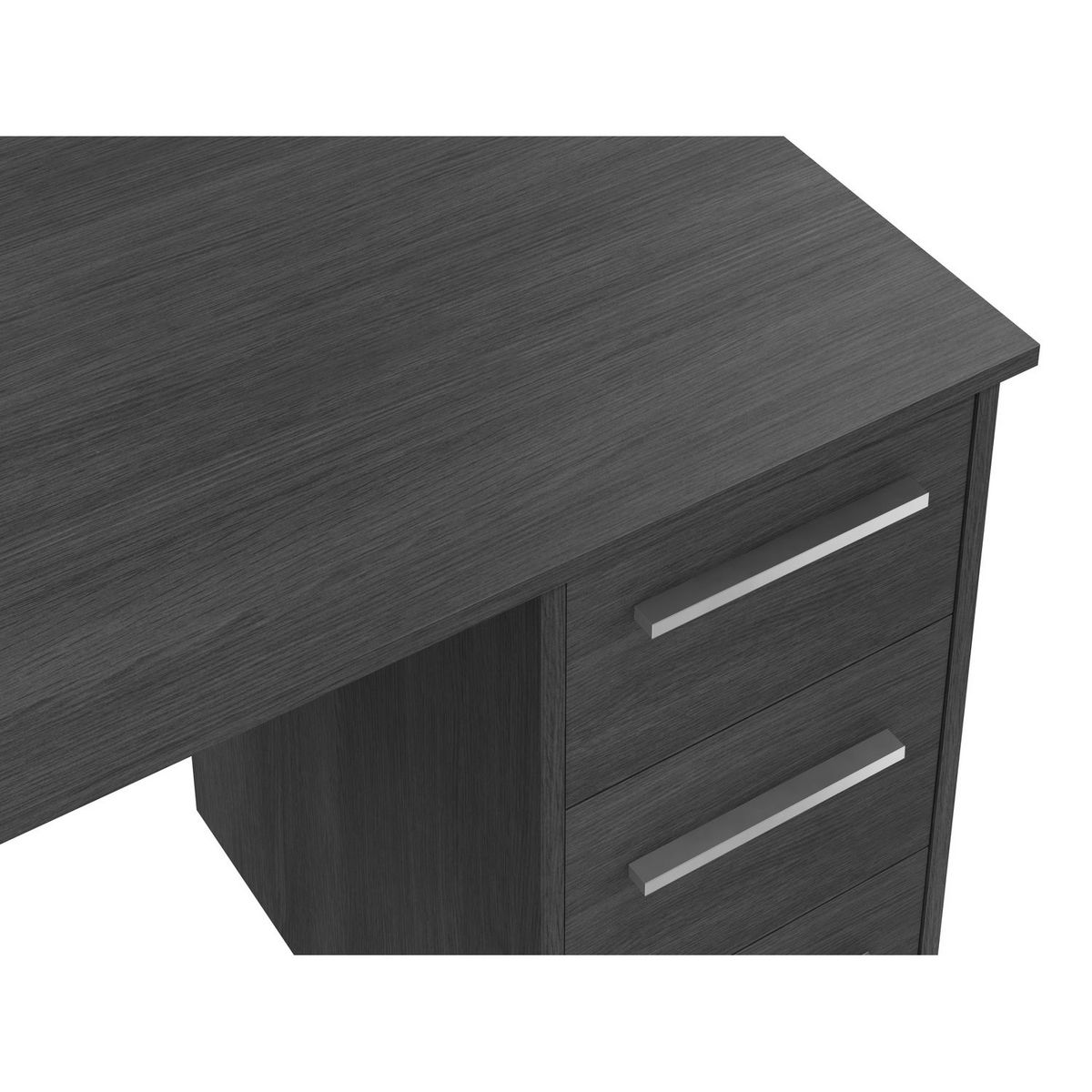 Bureau droit 3 tiroirs L110cm CARLA