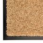 Voir la diapositive 5 : VIDAXL Paillasson lavable Creme 120x180 cm