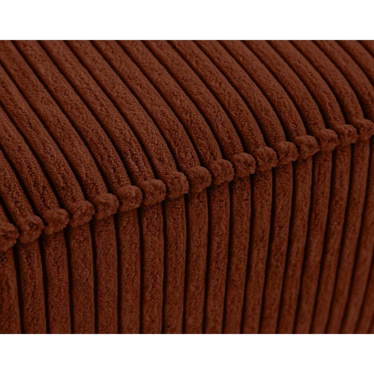 LISA DESIGN Charlie - pouf - pieds hauts - en velours côtelé