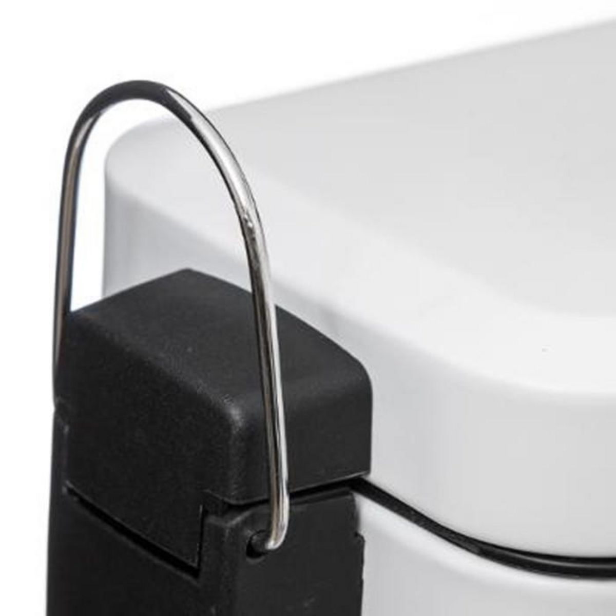 FIVE Poubelle de Salle de Bain  Rectangle  5L Blanc